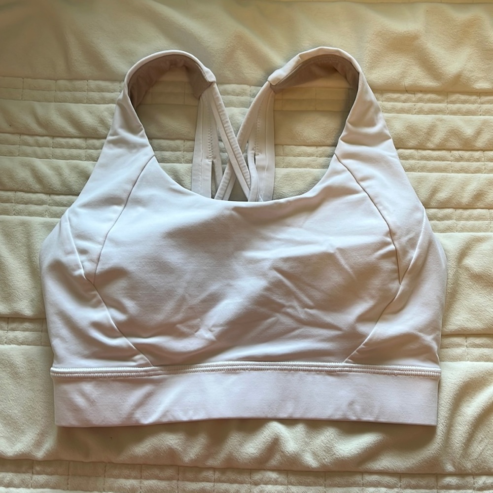 Lululemon White Sports Bra size 2